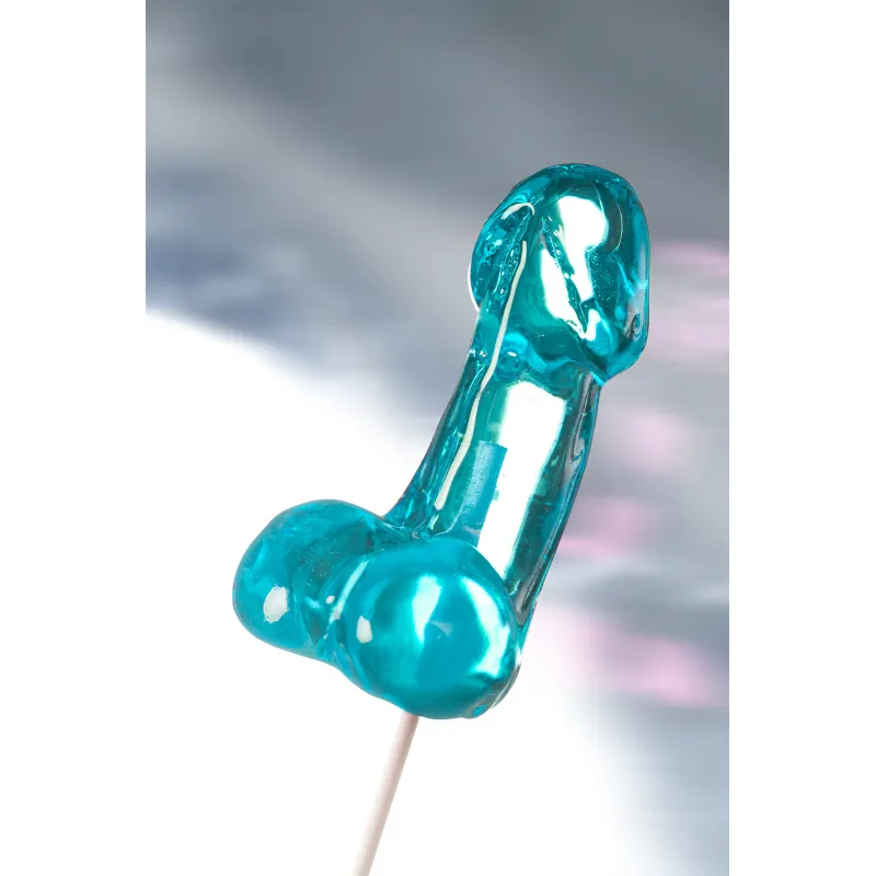 Изображение Sosuчki Леденец Sosuчki, «Пенис Blue Curacao», мини, голубой, 42 гр., 2 шт.