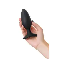 Фото Lovense, США Анальная втулка LOVENSE Hush 2 (M), силикон, черная, 13,5 см, Ø 4,4 см