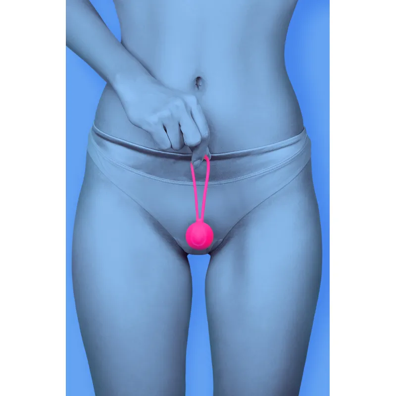 Фото Leroina Вагинальный шарик LEroina Blush, силикон, розовый,10,5 см