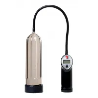 Фото Sexus Men Помпа для пениса Sexus Men Expert, полуавтоматическая, с манометром, ABS пластик, черная, 27 см, Ø 7