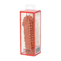 Изображение KOKOS Насадка реалистичная KOKOS EXTREME SLEEVE 10-M с дополнительной стимуляцией, TPE, телесная, 15.8 см