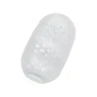 Фото MensMax Мастурбатор нереалистичный MENS MAX CAPSULE 09 CAVE, белый, 8 см (В ЗИПЛОКЕ)