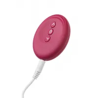 Изображение Leroina Многофункциональный вибратор LEroina Caberna, силикон, бордовый, 20 см