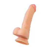 Изображение RealStick Nude by TOYFA Реалистичный фаллоимитатор RealStick Nude Cree, PVC, телесный, 20 см