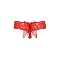 SoftLine Collection, Польша Шортики с бантиком открытые кружевные SoftLine Collection, красный, M/L — купить в Минске Изображение SoftLine Collection, Польша Шортики с бантиком открытые кружевные SoftLine Collection, красный, M/L