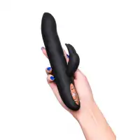 Изображение Waname D-splash Нереалистичный вибратор WANAME D-SPLASH HAIL, силикон, чёрный, 23,8 см