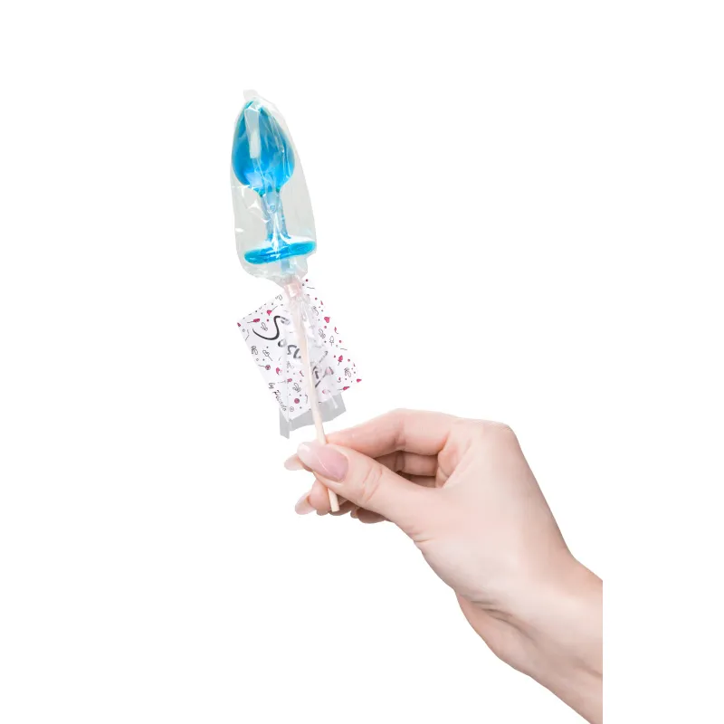 Фото Sosuчki Леденец Sosuчki, «Анальная втулка малая  Blue Curacao», голубой 29гр.