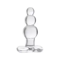 Фото Sexus Glass Анальная втулка Sexus Glass, стекло, прозрачная, 10,5 см, Ø 3,5 см