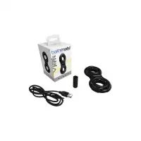 Изображение Bathmate, Великобритания Виброкольцо на пенис Bathmate Eight, elastomex, черное, Ø4-5 см