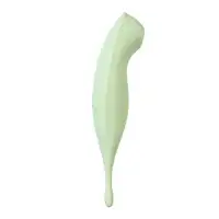 Изображение Satisfyer, Германия Вакуум-волновой бесконтактный стимулятор клитора Satisfyer Twirling Pro, силикон, зеленый, 20 см