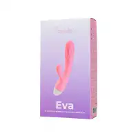 Изображение  Пульсатор и вибратор с функцией подогрева Eromantica EVA, силикон, розовый, 20 см