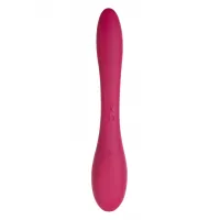 Изображение Leroina Многофункциональный вибратор LEroina Caberna, силикон, бордовый, 20 см