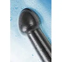Изображение TOYFA Basic Нереалистичный фаллоимитатор TOYFA Basic Jelly Dildo M, TPE, чёрный, 18 см