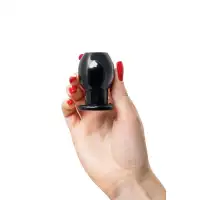 Фото TOYFA Basic Анальная втулка TOYFA Basic S, TPE, чёрный, 6 см
