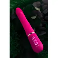 Фото  Нереалистичный вибратор Ailighter Smart Telescopic lover, TPE, розовый, 27,1 см.