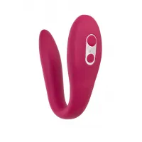 Изображение Leroina Многофункциональный вибратор LEroina Caberna, силикон, бордовый, 20 см