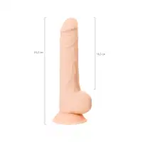Изображение  Фаллоимитатор RS Silicone Matthew M, сайлекспан , телесный, 24,5 см