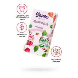Набор гелей-смазок Yovee для любви (721003+721005), вкусовые (клубника+мята), 2х100 мл