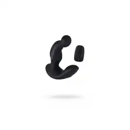 Стимулятор простаты Levett Nero, силикон, черный, 12 см