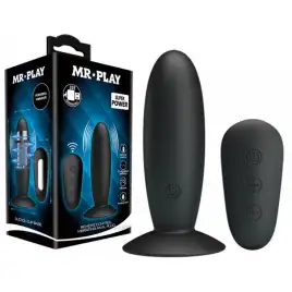 Классическая анальная пробка Mr Play с вибрацией и дистанционным управлением