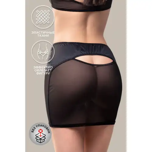 Изображение Waname Apparel Юбка Waname Evenness черная (46-48) в пакете