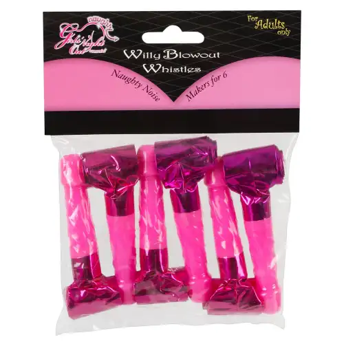 Фото Orion, Германия Свистульки-пенисы Willy Blowout Whistles 6 шт