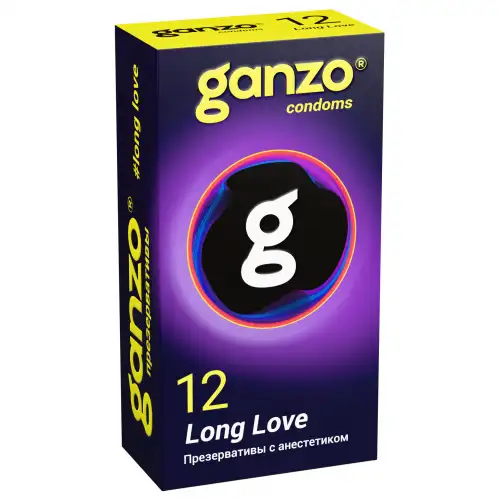 Ganzo, Великобритания Презервативы Ganzo Long Love, с анестезирующим эффектом, латекс, 18 см, 12 шт. — купить в Минске Фото Ganzo, Великобритания Презервативы Ganzo Long Love, с анестезирующим эффектом, латекс, 18 см, 12 шт.