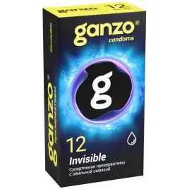 Презервативы Ganzo №12 Invisible супертонкие с обильной смазкой