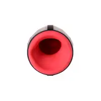 TOYFA Basic Перезаряжаемый мастурбатор Magma с подогревом, силикон, черный, 12 см (в пакете)