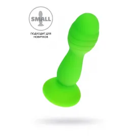 Анальная втулка A-Toys by TOYFA Terg, силикон, зеленый, 10 см