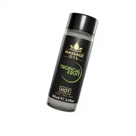 Массажное масло HOT Massage Oil TROPICAL FRUIT с ароматом тропических фруктов,100 мл
