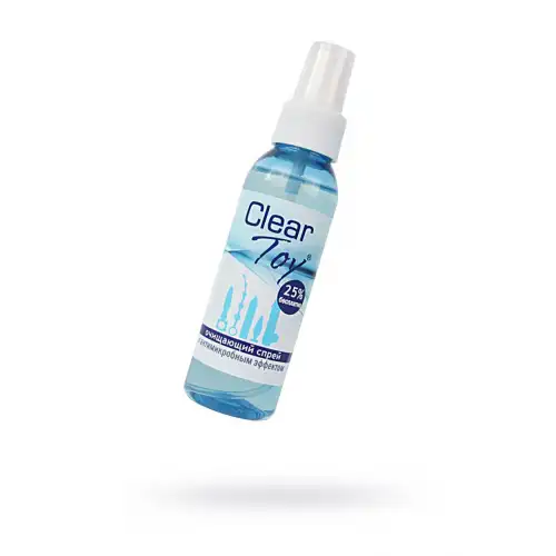 Изображение Биоритм, Россия Очищающий спрей  CLEAR TOY с антимикробным эффектом  100 мл