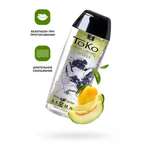 Изображение Shunga, Канада Лубрикант Shunga Toko Aroma на водной основе, дыня и манго, 165 мл