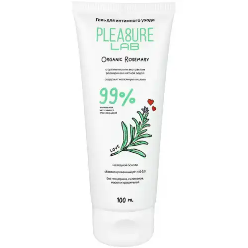 Фото  Интимный гель из натуральных компонентов Pleasure Lab Organic Rosemary 100 мл