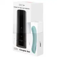 Фото  Набор для секса на расстоянии Kiiroo мастурбатор Onyx Plus и вибратор Pearl 2 Plus бирюзовый