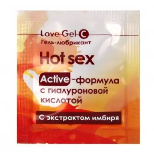 Фото Биоритм, Россия Разогревающий гель-лубрикант LoveGel C 4 гр, пробник