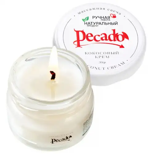 Изображение PECADO B.D.S.M Массажная свеча Кокосовый Крем Pecado BDSM 35 мл