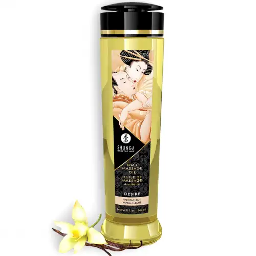 Фото Shunga, Канада Массажное масло Shunga Erotic Desire с ароматом ванили 240 мл