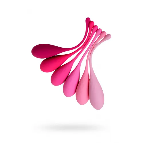 Фото Eromantica, Россия Набор вагинальных шариков Eromantica K-ROSE, силикон, розовый, 6 шт