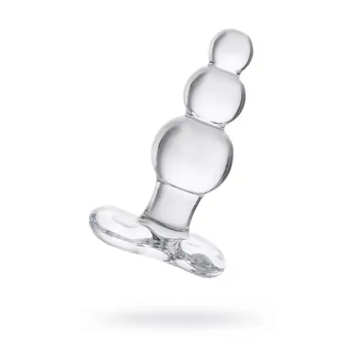 Фото Sexus Glass Анальная втулка Sexus Glass, стекло, прозрачная, 10,5 см, Ø 3,5 см