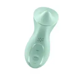 Вибратор с движущимся шариком Satisfyer Exciterrr, силикон, мятный