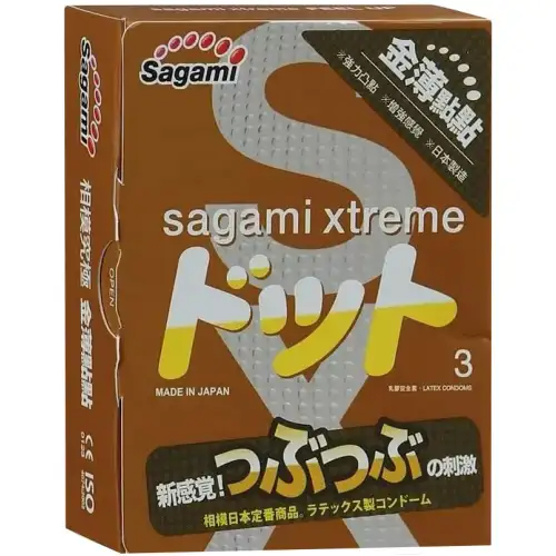 Фото Sagami, Япония Презервативы усиливающие ощущения Sagami Xtreme Feel Up 3 шт