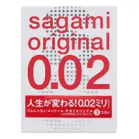 Фото Sagami, Япония Полиуретановые презервативы Sagami Original 0,02 3 шт