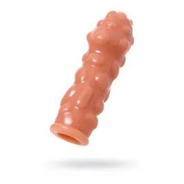 Насадка реалистичная KOKOS EXTREME SLEEVE 11-M с дополнительной стимуляцией, TPE, телесная, 14.7 см