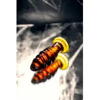 Изображение Sexus Glass Анальная втулка Sexus Glass, стекло, коричневая, 12,5 см, Ø 4 см