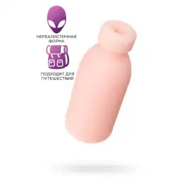 Мастурбатор нереалистичный TOYFA Basic Whoo!, TPE, телесный, 13 см