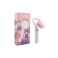 Вибратор с вакуумным стимулятором OTOUCH Lollipop Dual Stimulation, силикон, бело-розовый, 20 см — купить в Минске Фото Вибратор с вакуумным стимулятором OTOUCH Lollipop Dual Stimulation, силикон, бело-розовый, 20 см