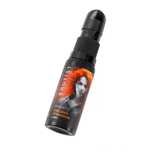 Гель Erotist с эффектом вибрации VOLCANO OF PASSION: CHERRY (со вкусом вишни), 25 мл — купить в Минске Изображение Гель Erotist с эффектом вибрации VOLCANO OF PASSION: CHERRY (со вкусом вишни), 25 мл