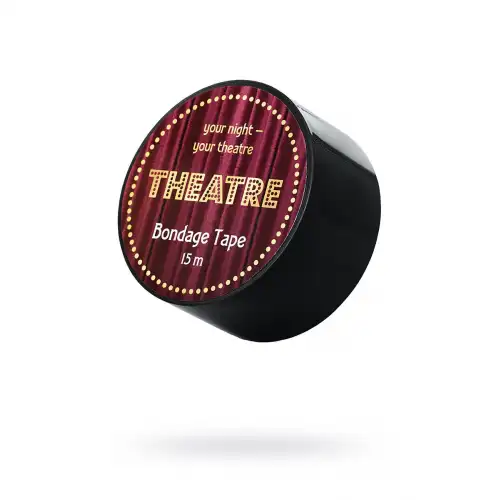 Фото Theatre by TOYFA Бондажный скотч Theatre by TOYFA, черный, 15 м.