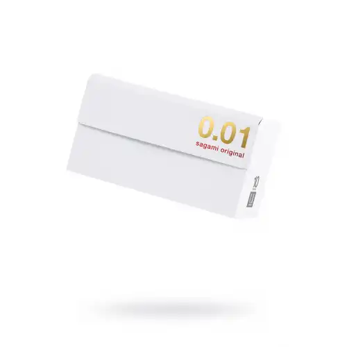 Фото Sagami, Япония Презервативы Sagami, original 0.01, полиуретан, 17 см, 5,5 см, 10 шт.